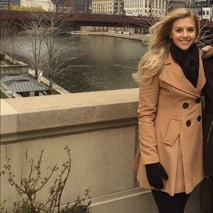 BCBGeneration Tan Pea Coat